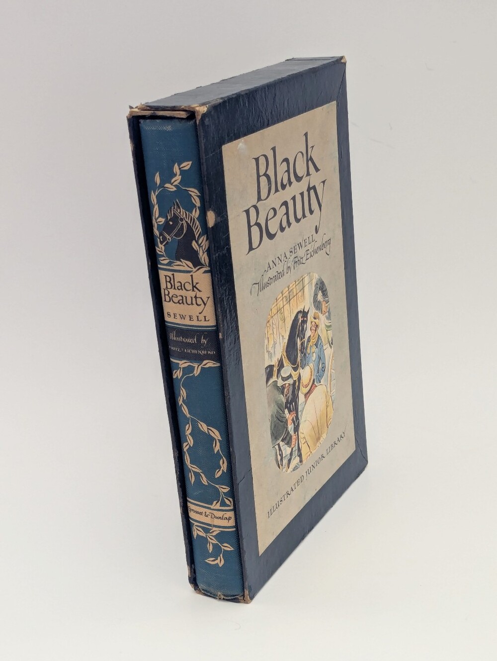 Black Beauty by Anna Sewell, Vintage Boxed Set, Illustrated Junior Library